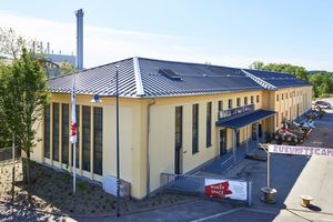  Der neue Zukunftscampus der Hochschule Coburg beginnt zukünftig ab der umgenutzten und sanierten „Kühlhalle“ (Ansicht Nord-West) 