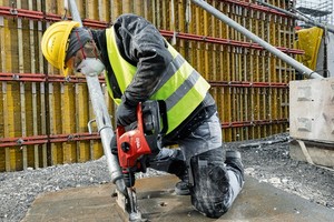  Die Akku-Plattform „Nuron“ von Hilti basiert auf einem einzigen Batteriesystem, das den gesamten Bereich von leichten bis schweren Anwendungen abdeckt 