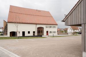  Im ehemaligen Zehntstadel in Steinheim befindet sich heute das neue Dorfgemeinschaftshaus 