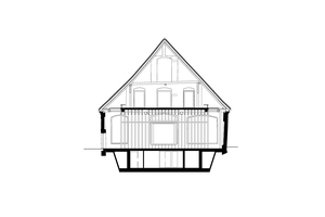  Querschnitt, Maßstab 1:250 