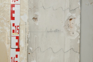  Ein Zufallsfund: originale Notizen der Baustelle, die rund 120 Jahre lang verborgen waren 