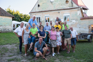  Das Betreuerteam des Denkmalcamps in Rumänien. 