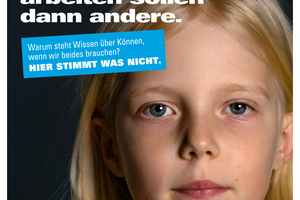  Ein Plakat aus der Kampagne-Aktion des Handwerks 2022. 