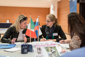  Die Börse CONTACT ist während der Messe denkmal eine effiziente Kontaktanbahnung und mediale Präsenz für Handwerker in der Denkmalpflege 