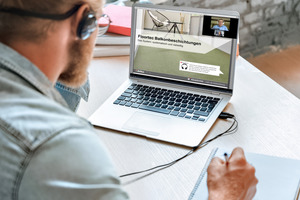  Brillux bietet auch Online-Lerninhalte für Handwerker. 