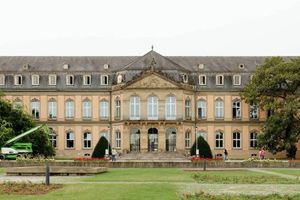  Das Stuttgarter Schloss währen der energetischen Ertüchtigung der Einfachverglasung 