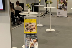  Der Bauverlag mit seinen Magazinen dach+holz, DBZ und bauhandwerk war Partner der Messe Leipzig 