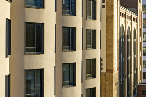  Da die Wanddicke der Betonsilos mit 20 cm recht moderat ist, ließen sich die Durchbrüche für die neuen Fensteröffnungen gut realisieren 