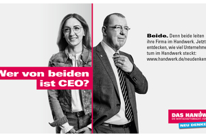  Sabrina Oberlander (links) und Dirk Reker leiten beide ihre eigene Firma im Handwerk. 