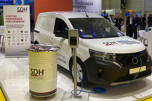  SDH, das Mobilitätportal fürs Handwerk, präsentiert sich mit seinem Partner Reca Maxmobil, einem Spezialisten für Fahrzeugeinrichtung  