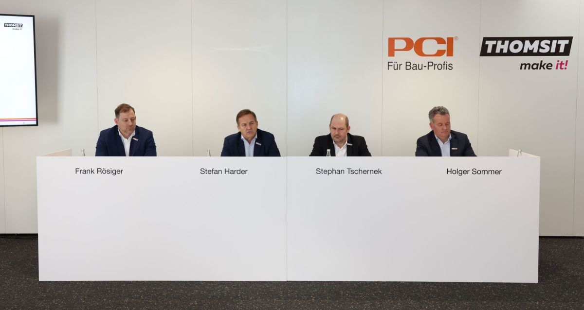 Präsentierten Mitte März unter anderem die Jahresschwerpunkte und Fokusprodukte der PCI-Gruppe in Augsburg (von links nach rechts): Frank Rösiger, technischer Geschäftsführer, Stefan Harder, Vorsitzender der Geschäftsführung, Stephan Tschernek, Leiter Mar