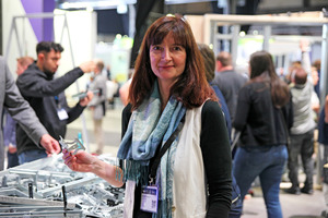  Michaela Podschun, Redakteurin der Zeitschrift bauhandwerk, bei den Knauf Werktagen in Mainz 