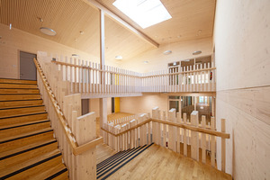  Grundschule in München Haidhausen, zentrale Treppe 