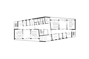  Grundschule in München Haidhausen, Grundriss OG1 