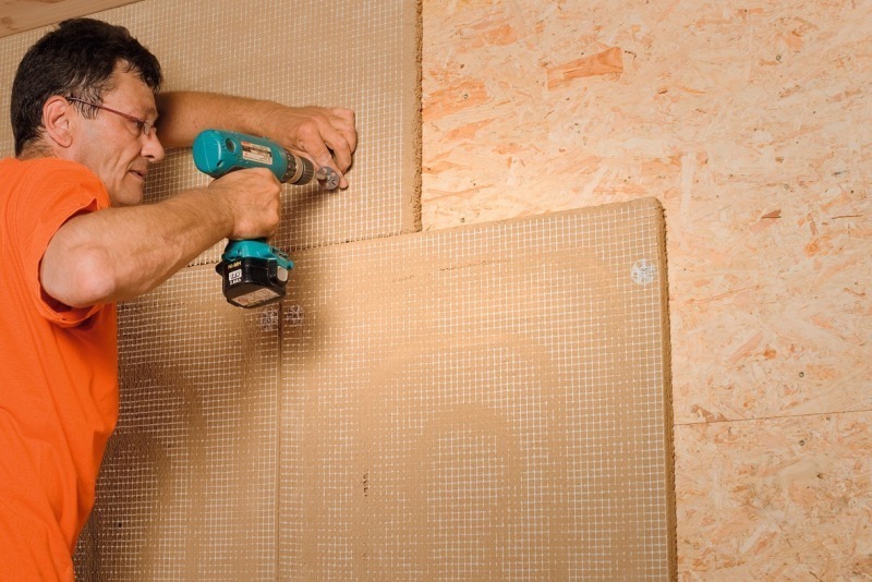 Wandflächenheizung in Lehmbauplatten - Bauhandwerk