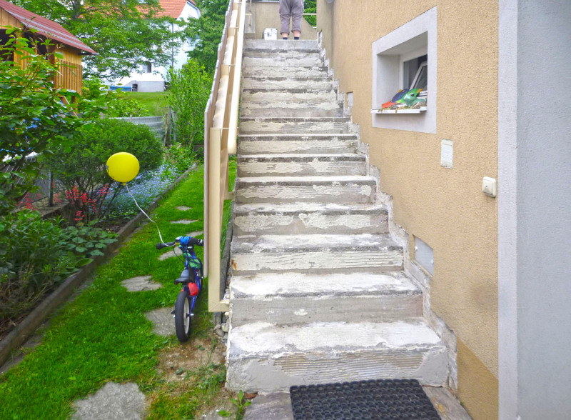 Wandanschluss Treppe