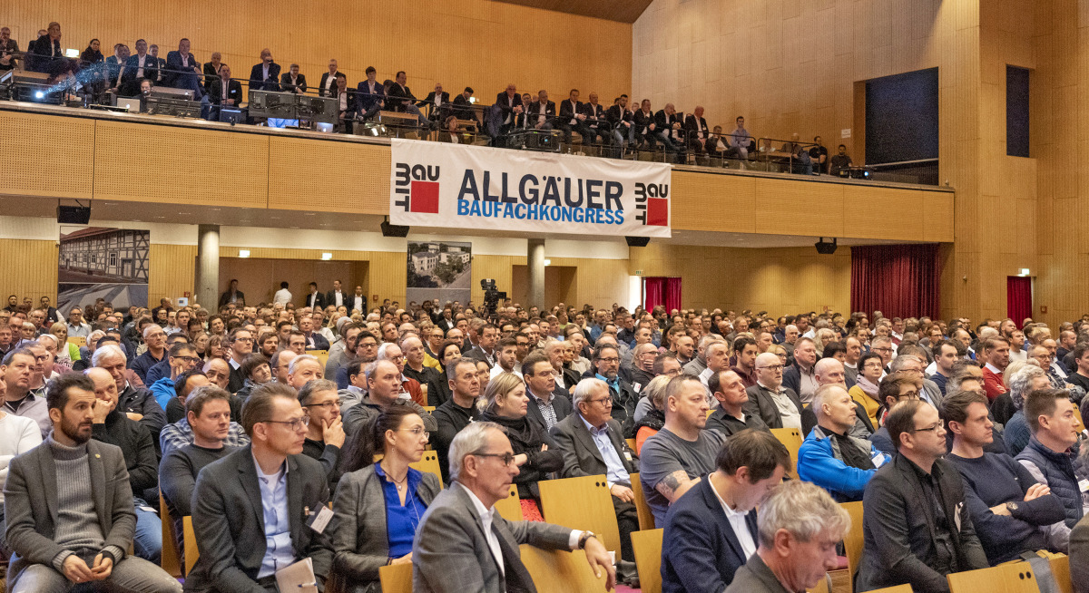 Vom 17. bis 19. Januar 2024 endlich wieder in Präsenz: Der 15. Allgäuer Baufachkongress verspricht in Oberstdorf volle Vortragssäle