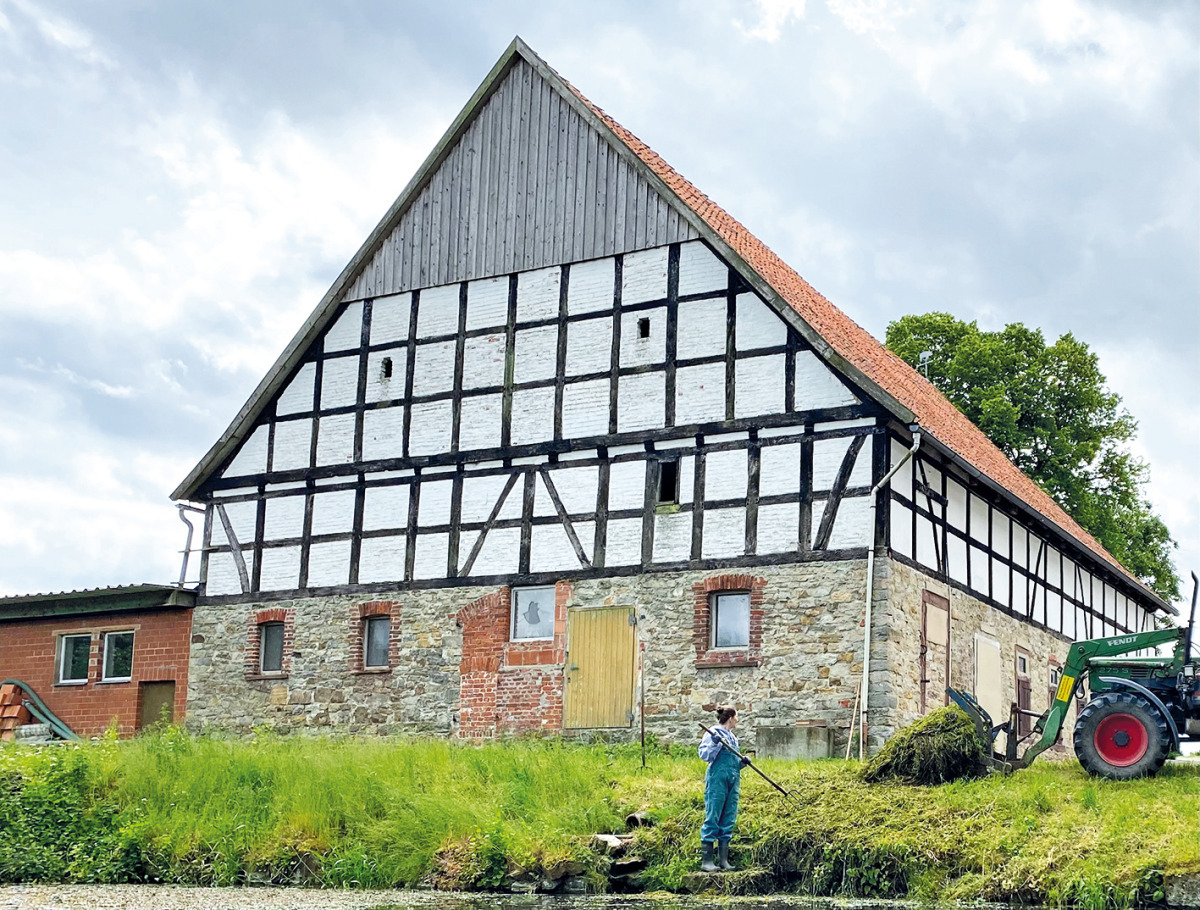 Eine der beiden Fachwerkstallungen in Horn-Bad Meinberg war von der Bausubstanz her gut erhalten