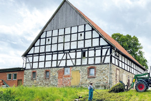  Eine der beiden Fachwerkstallungen in Horn-Bad Meinberg war von der Bausubstanz her gut erhalten 