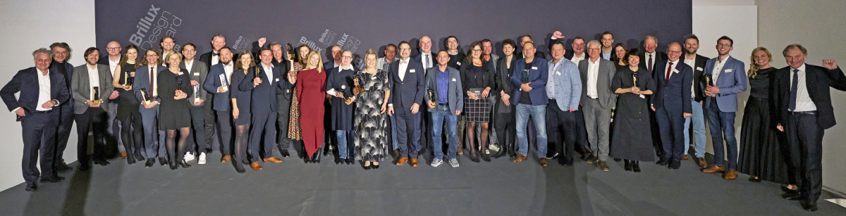 Die Sieger und Nominierten auf der Preisverleihung des Brillux Design Awards 2023 am 06. November im LWL-Museum für Kunst und Kultur in Münster