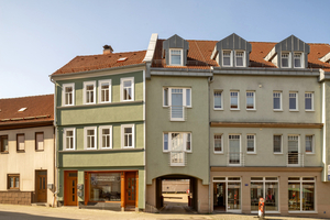  Sonderprämierung in der Kategorie  ?Energieeffiziente Fassadensysteme?: historisches Stadthaus in Suhl 