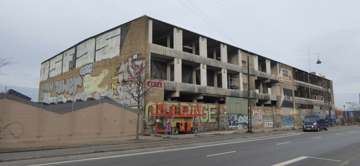 Heruntergekommene Industrie-Brache: So sah der Leerstand aus, bevor Mangor & Nagel Arkitekter das Bauwerk für seine heutige Nutzung transformierten