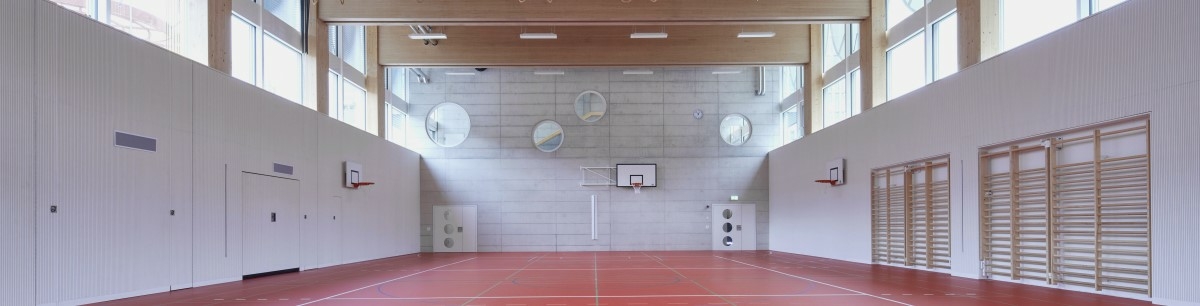 Die Schulanlage Allmend wurde nach den Zielen der ?Green-city? erbaut