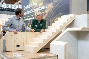  Made im Schwarzwald – Brettsperrholz unter anderem für den Treppenbau von SBS-Schwarzwald Holzbausysteme 