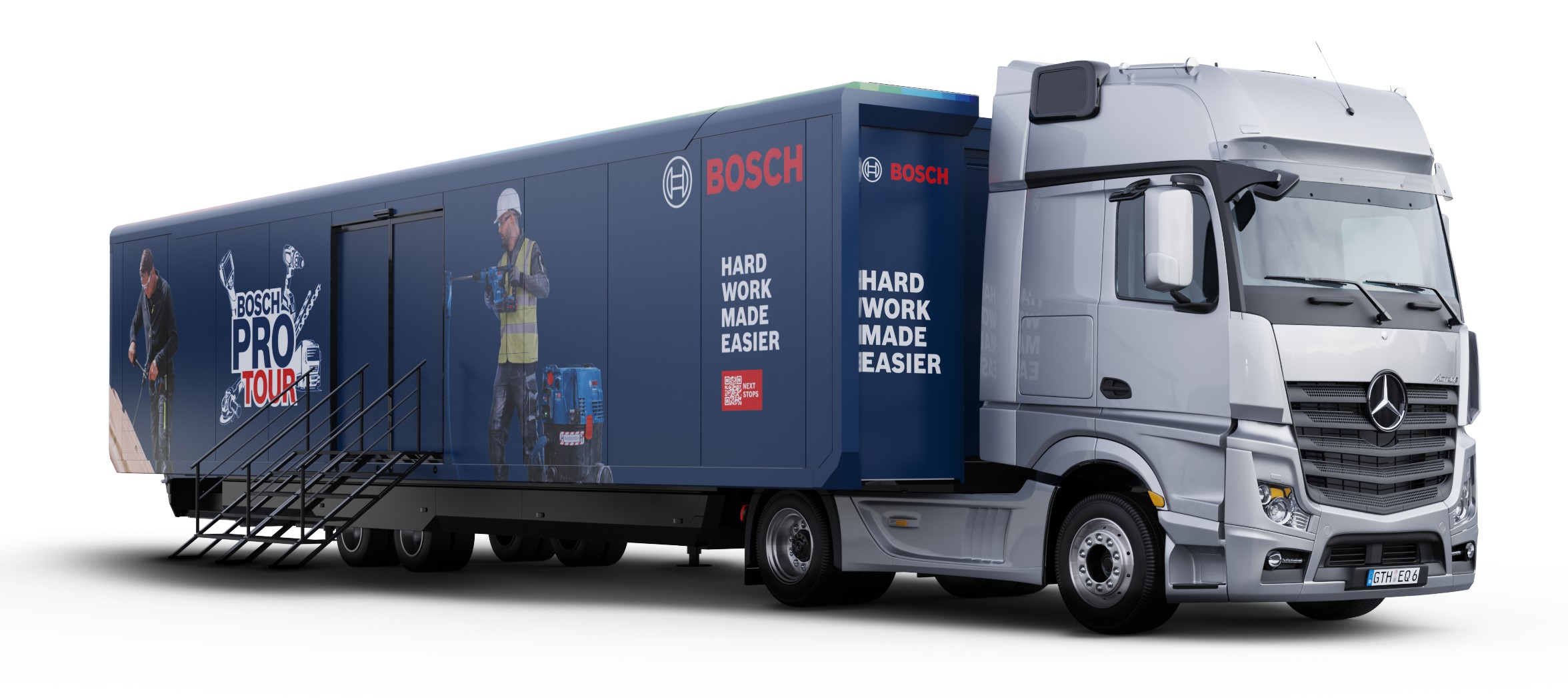 Die Bosch Pro Tour Europa macht bis Ende des Jahres an über 50 Orten Station, darunter Messen und Hausmessen sowie Firmengelände