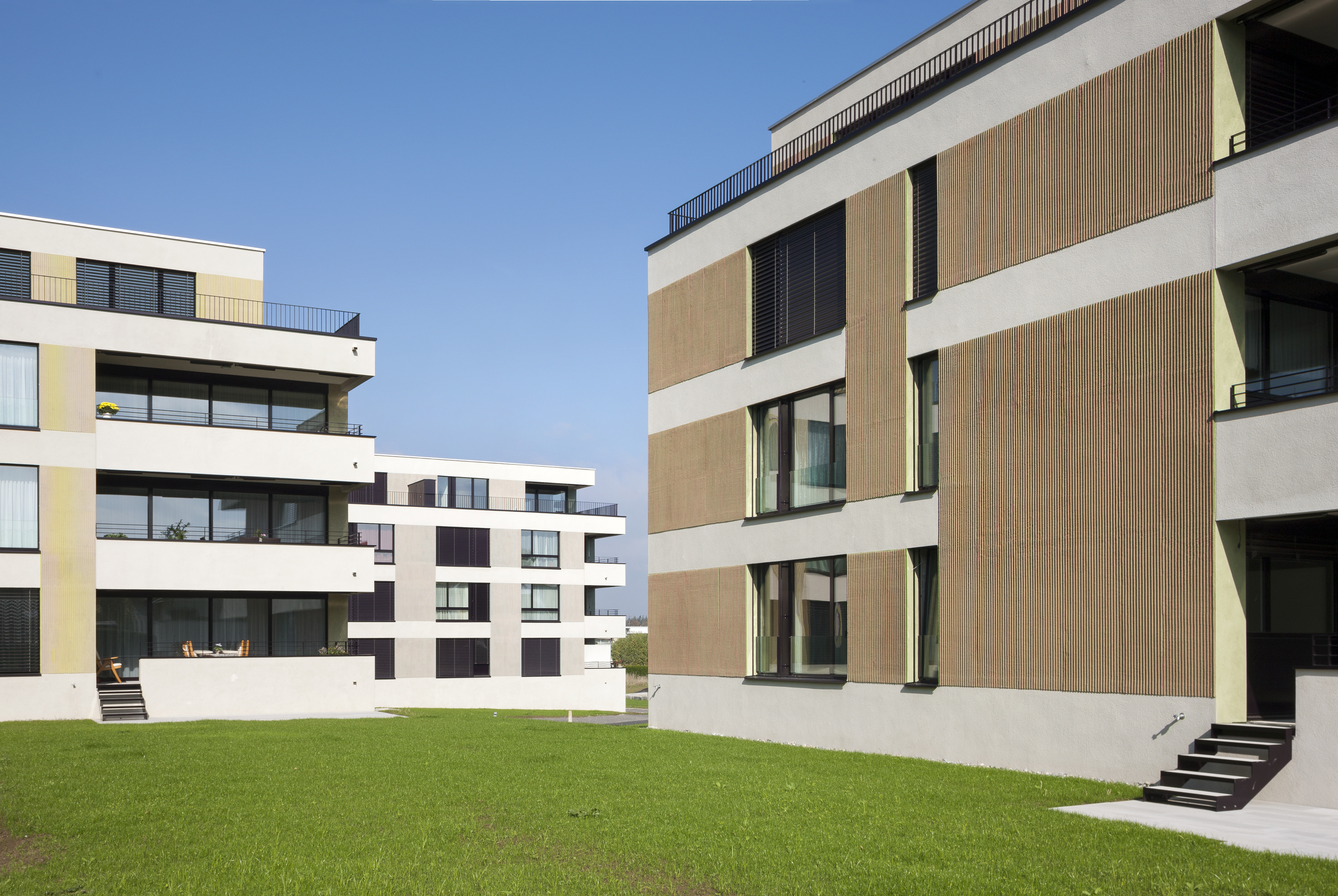 Neubau eines Mehrfamilienhauses in Muri in der Schweiz mit einem WDV-System von Keim