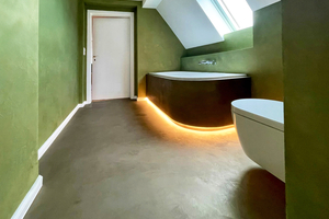  „Stucco Resia“ ist eine einkomponentige mineralische Beschichtung für Wände, Decken und Böden 