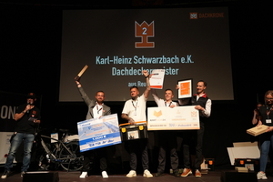  Den zweiten Platz in der Sonderkategorie belegte der Dachdeckermeisterbetrieb von Karl-Heinz Schwarzbach aus Reutlingen 