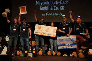  Das Team von Meyendriesch-Dach aus Bell-Leideneck belegte in der Kategorie "Nachhaltigstes Konzept" den ersten Platz 