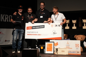  Die Kempf GmbH &amp; Co. KG aus Hornberg, die in den Bereichen Sanitär, Heizung, Klempnerarbeiten und Solartechnik tätig ist, wurde mit dem 3. Platz in der Kategorie „Bester digitaler Betrieb“ ausgezeichnet  