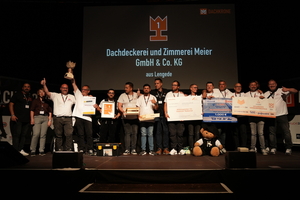  Die Dachdeckerei-Zimmerei Meier GmbH &amp; Co. KG errang den ersten Platz in der Kategorie „Erfolgreichste Unternehmensnachfolge“ 