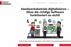  Die Website digitalmeistern.de hilft, die passende Software zu finden 