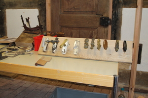  Verschiedene Fenstergriffe aus dem Freilichtmuseum Detmold 