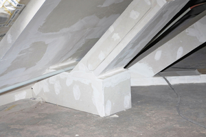  Verkleidung kontaminierter Holzbauteile mit Gipskartonplatten 