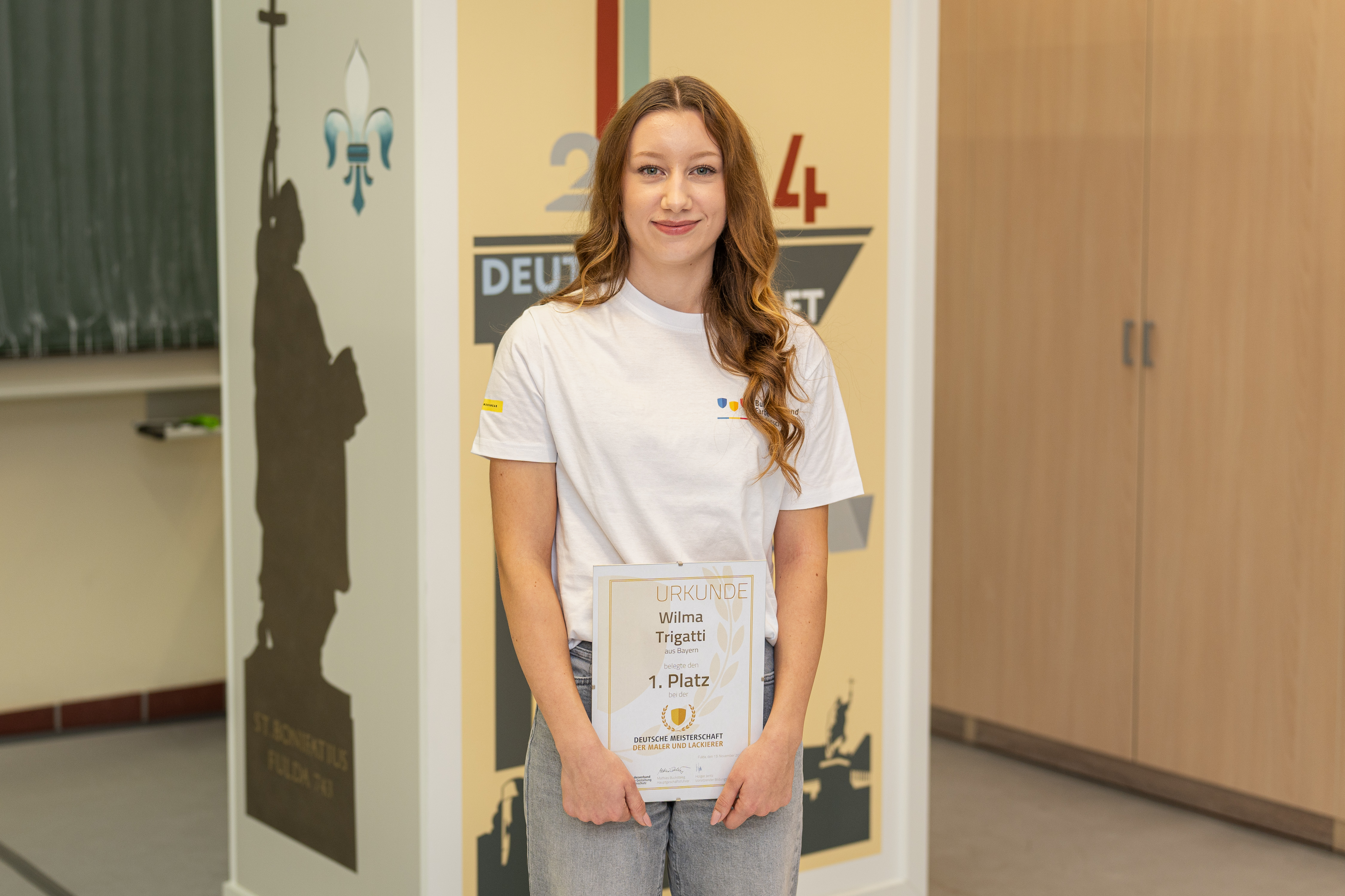 Wilma Trigatti belegte den ersten Platz und ist damit Deutschlands beste Malerin