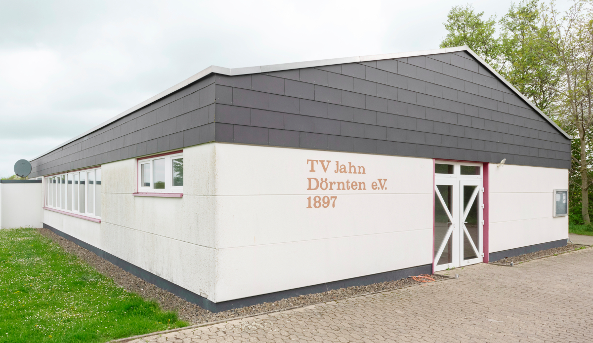 Das Vereinshaus des TV Jahn Dörnten im Harz, Landkreis Goslar, wurde als Gewinner des ?Multipor? ?Dämmright? Gewinnspiels ausgewählt