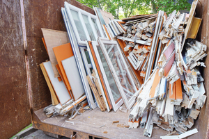  Die alten Fenster werden fachgerecht recycelt 