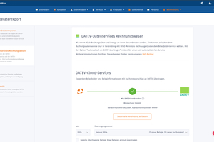  Bei datenschutzkonformen Plattformen kann ein Zugriff für die direkte Daten-Übertragung an den Steuerberater eingerichtet werden    