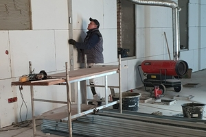  Im barrierefrei ausgebauten ehemaligen Stall wurden rund 240 m2 Wandoberfläche mit den „Erfurt-KlimaTec Innendämm-Platten IP 3500+“ ausgekleidet 