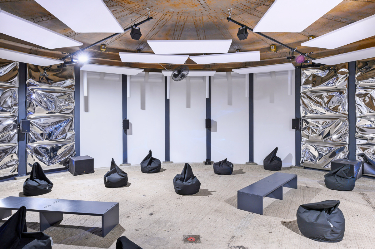 Der Sonderpreis ging in der Kategorie Akustik für den Akustikraum im Gasometer Oberhausen an die Bauunternehmung J. Brinkmann GmbH aus Oberhausen