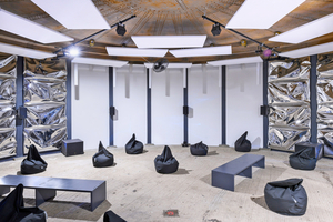  Der Sonderpreis ging in der Kategorie Akustik für den Akustikraum im Gasometer Oberhausen an die Bauunternehmung J. Brinkmann GmbH aus Oberhausen 