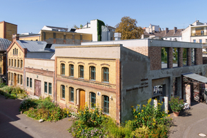  David Chipperfield Architects griffen bei der Sanierung der Bötzow Brauerei in Berlin so be-hutsam wie möglich in den Bestand ein 