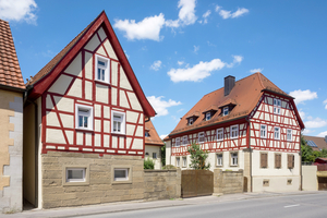  Die Fassaden aller drei Gebäude in Siegelsbach bei Heilbronn wurden umfassend renoviert  
