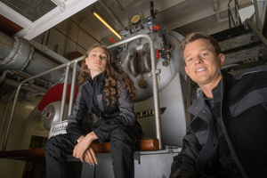  Zur Kollektion „Ecorover“ gehören bei Teamdress Bundjacken und Bundhosen in bis zu sechs Grundfarben. Eine eigene Musternäherei kann individuelle Anforderungen schnell umsetzen 