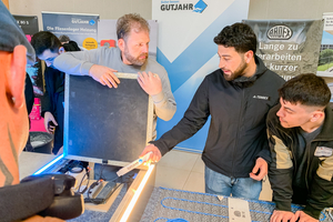  Auch Technik-Workshops, wie hier von Gutjahr, gehören in diesem Jahr zum Programm. 