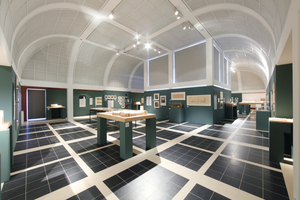  Bodenverlegung mit Betonwerksteinen im Deutschen Architekturmuseum in Frankfurt 